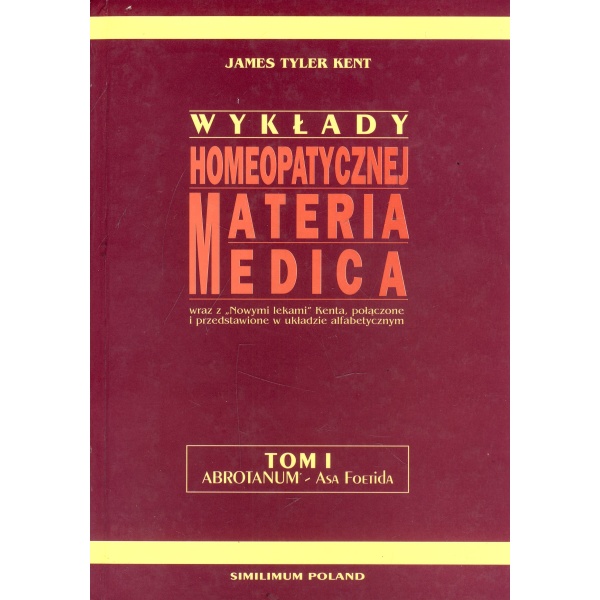 Wykłady homeopatycznej materia medica tomy 1-5