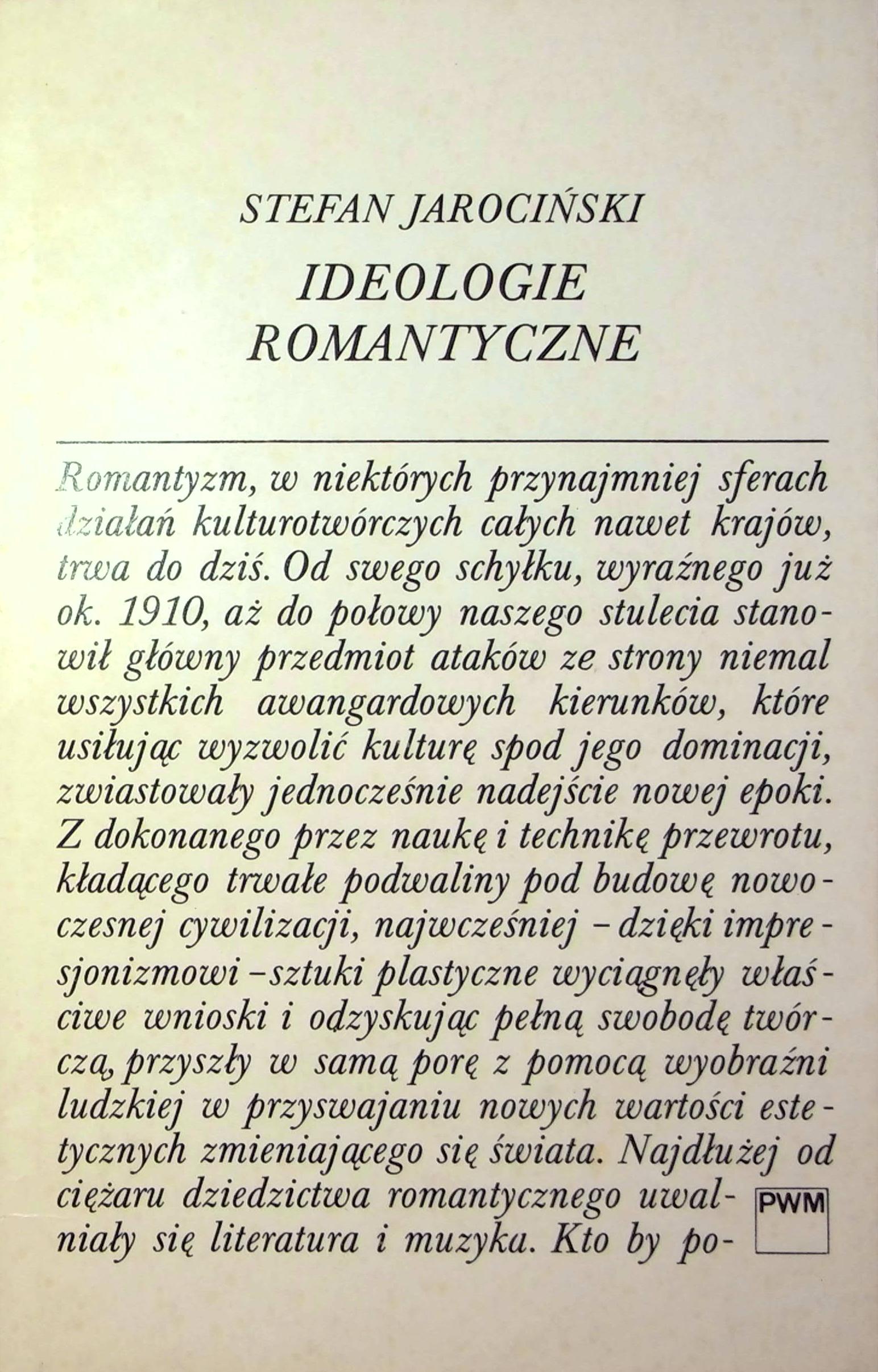 Ideologie romantyczne