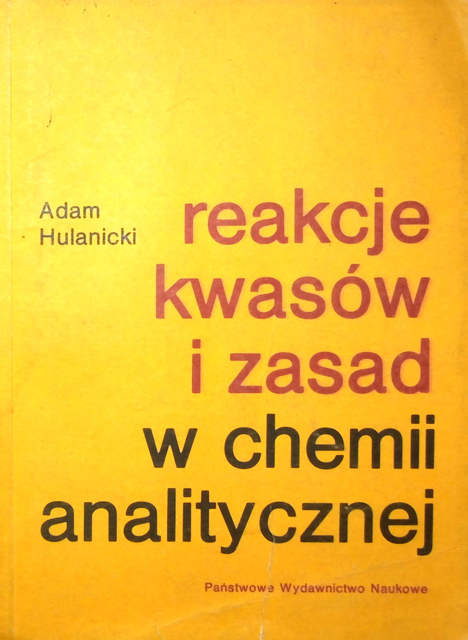 Reakcje kwasów i zasad w chemii analitycznej